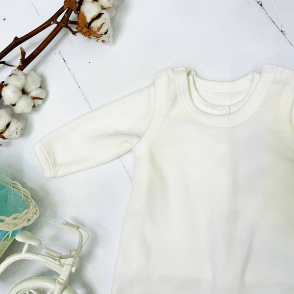 Комплект одежды из 2 предметов для новорожденного (жакет, полукомбинезон) Bebika, состав: 80% натуральный хлопок, 20% полиэстер (20/16-3)